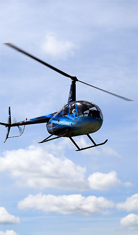 Полёты на вертолёте Robinson R44