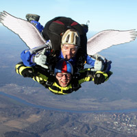 испытание воли - прыжок с парашютом в тандеме с 4000 метров