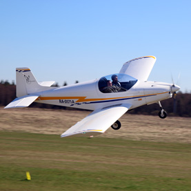 обзорные полеты на двухместном самолете Pioneer-230