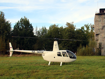 транспорт - вертолет Robinson R44